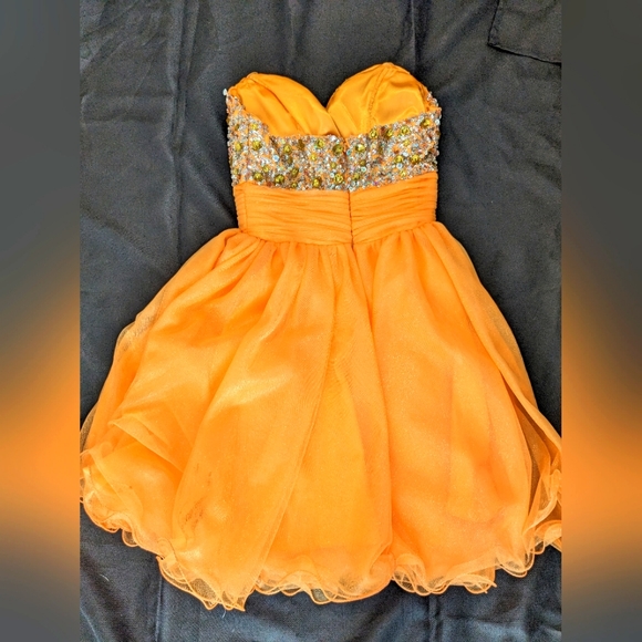 Designer Hannah strapless dress size 00 - Picture 1 of 4